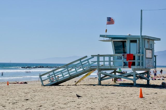 la plage à Los Angeles, idéal en hors saison