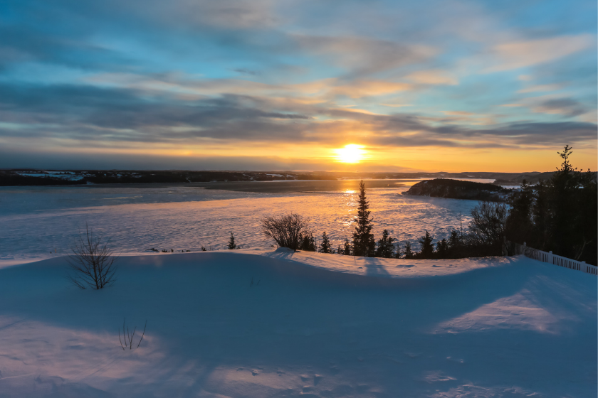 plus beau coucher de soleil au monde canada
