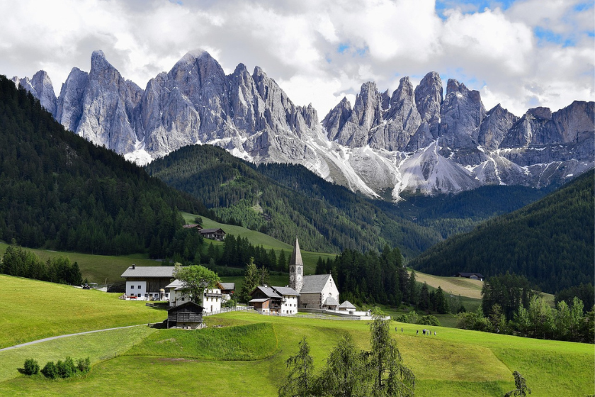 Vacances scolaires en Italie voyage Dolomites