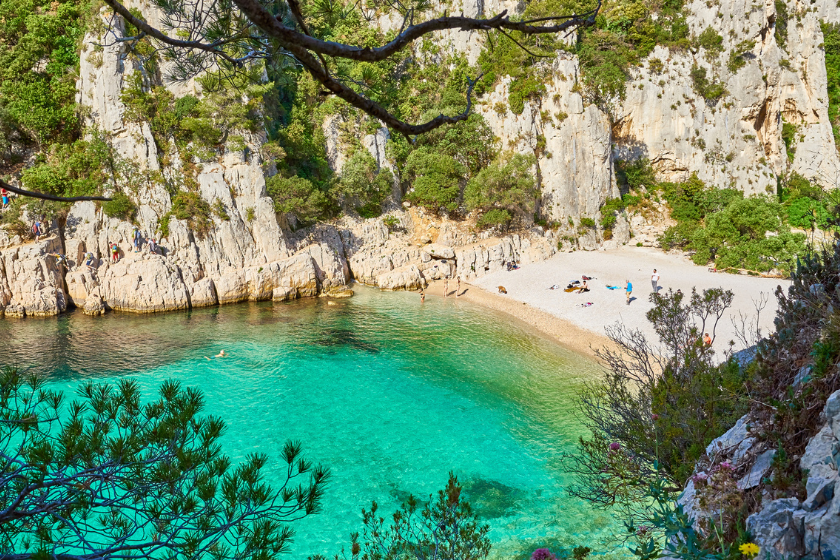 Les plus belles plages de Marseille Plage de la Calanque d'En- Vau
