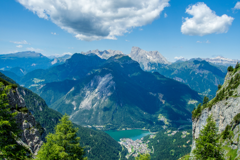 op 10 des plus beaux villages des Dolomites Alleghe