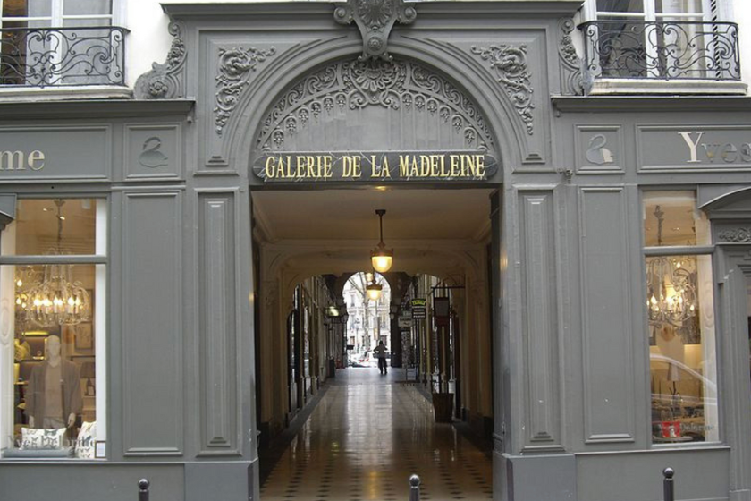 Plus beaux passages de Paris Galerie de la Madeleine