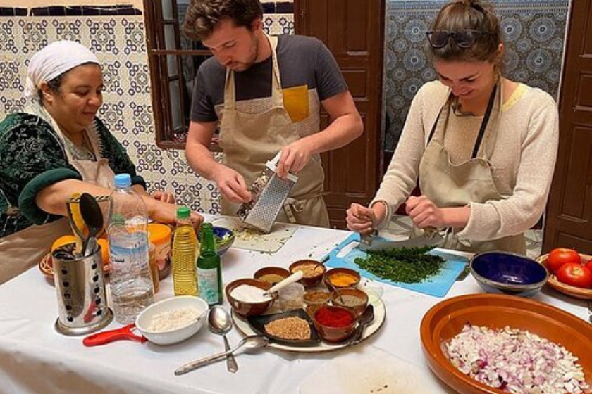 Activité insolite Cours de cuisine Marrakech