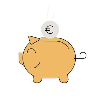 Logo économies avec HomeExchange