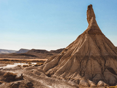 partir en randonnée dans le désert des Bardenas Reales en Espagne- échange de maison